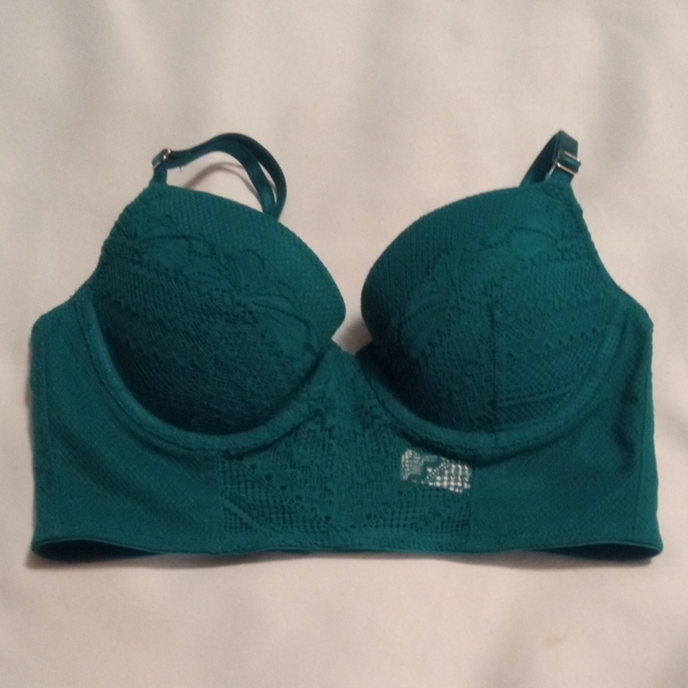 Teal Lace Bralette NWOT